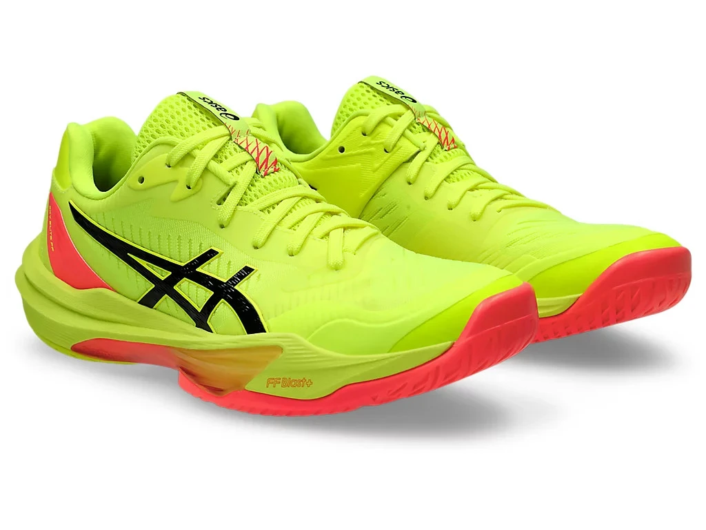 GIÀY BÓNG CHUYỀN ASICS SKY ELITE FF 3 PARIS - XANH VÀNG CAM - Ảnh 3